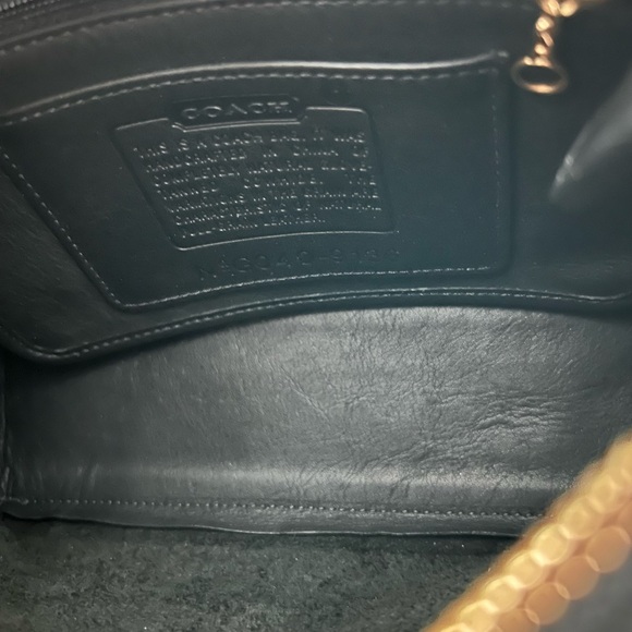 Vintage Coach Legacy Black Small Pocket Zip Bag - Picture 16 of 16